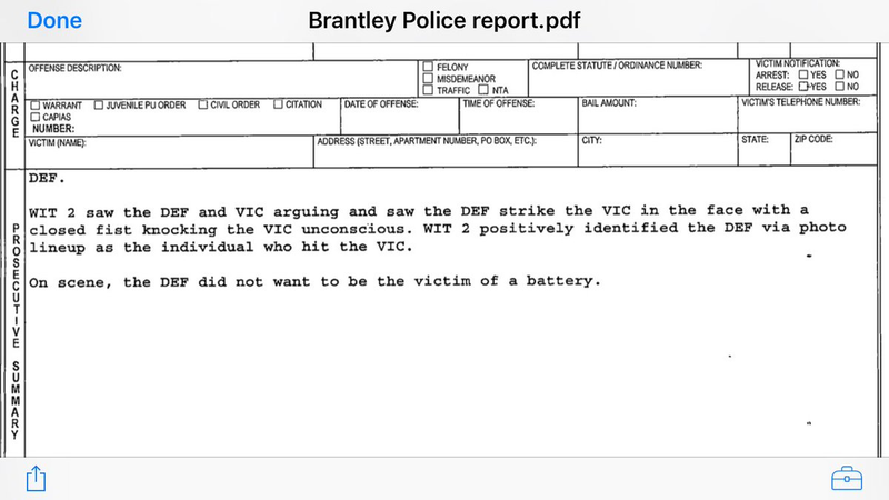 Illustration for article titled NFL Draft Prospect Caleb Brantley Charged With Misdemeanor Battery After Allegedly Knocking Woman Unconscious